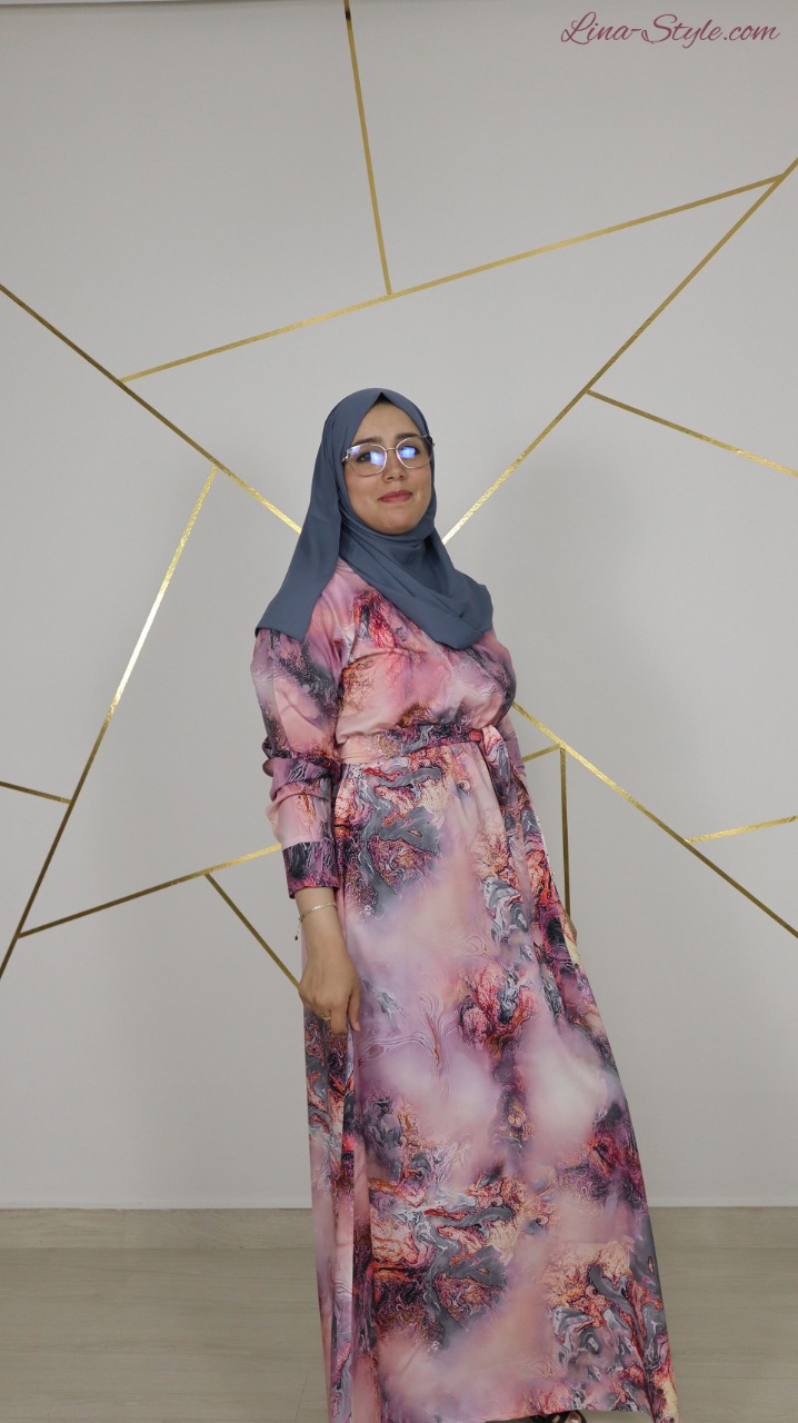 Robe rose By Lina-Style Juin 2022