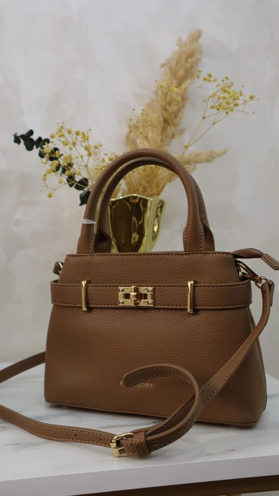 Sac a Main David Jones Camel 